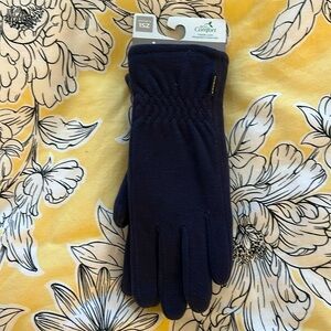 Isotoner navy blue gloves